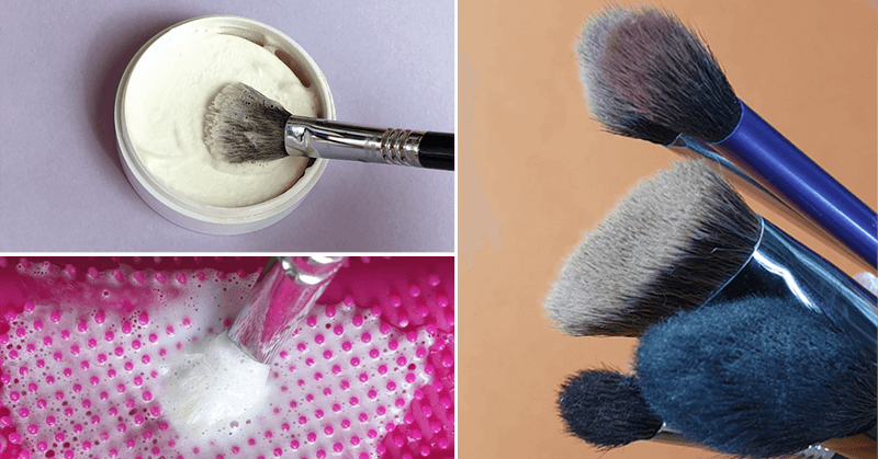 How to clean and wash makeup brushes, how to dry makeup brushes